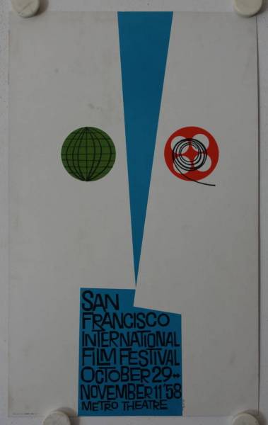 San Francisco Film Festival 1958 originales US Festival Filmplakat